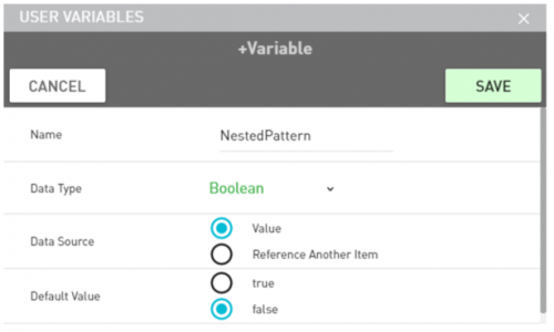 Adv Patterns Tutorial UserVariable +Variable.png